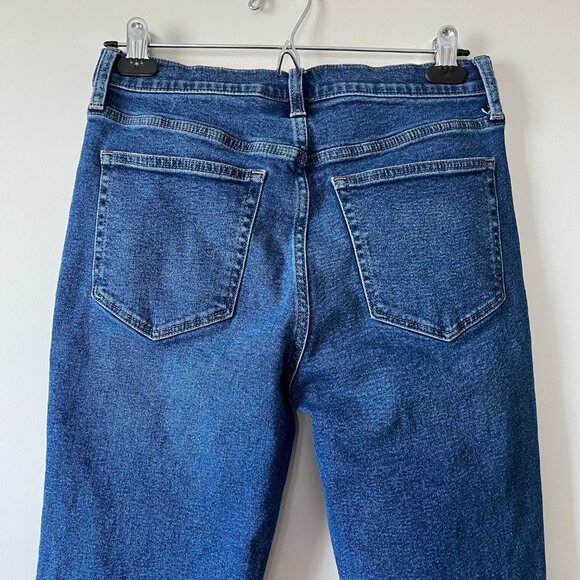 J.Crew High-Rise Essential Straight Jeans Button Fly Medium Wash Women’s 28 - Picture 5 of 8